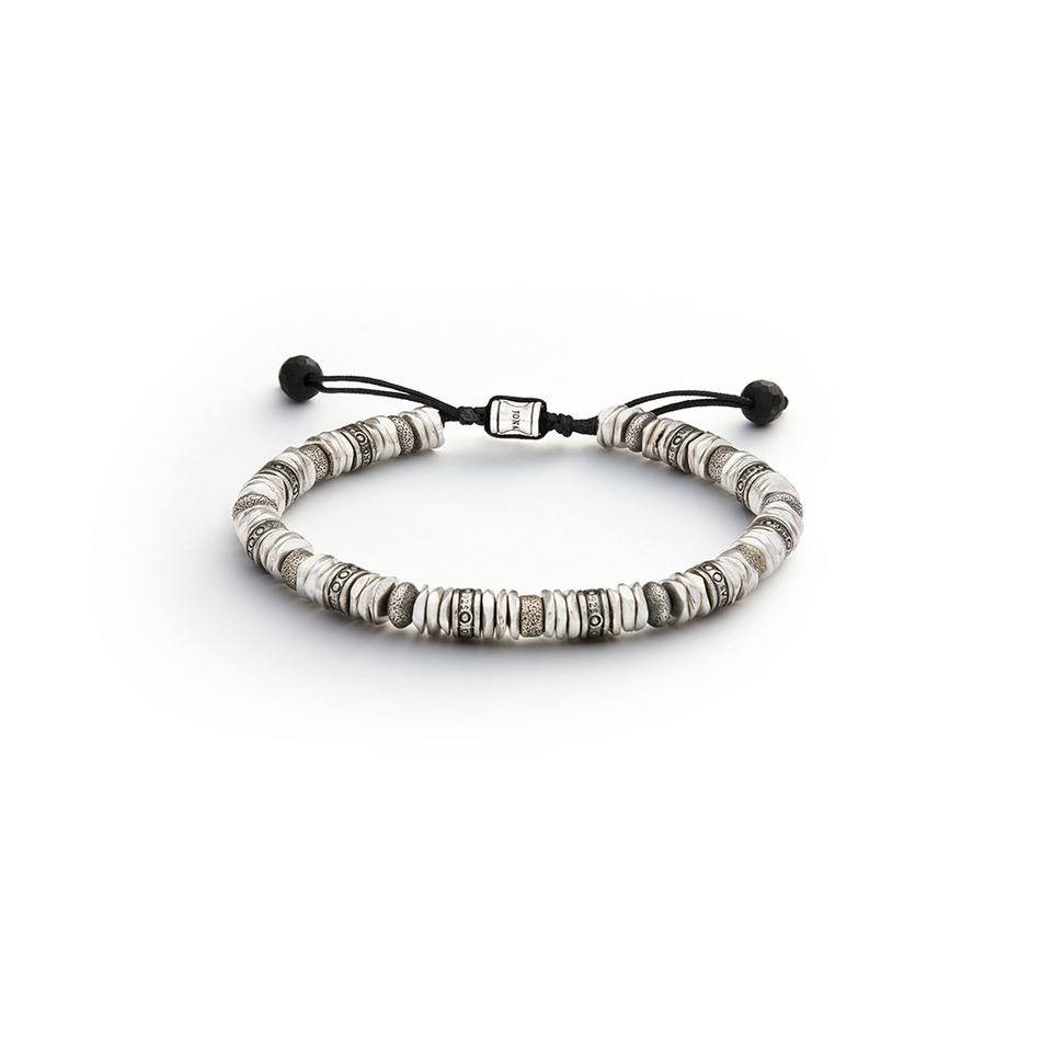 NoMad Bracelet - Men's Silver Bead Bracelet - Jonas Studio
