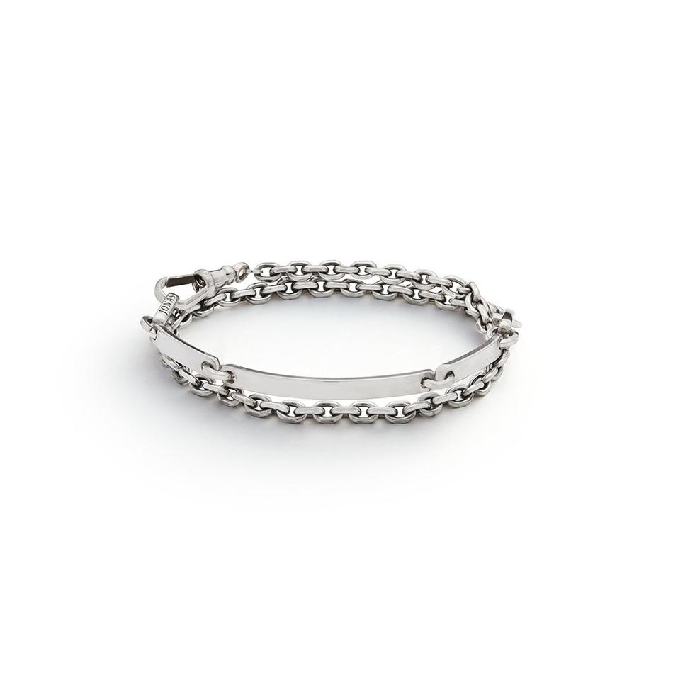 Change of Address Bracelet - Double-Wrap Chain-Link - Jonas Studio