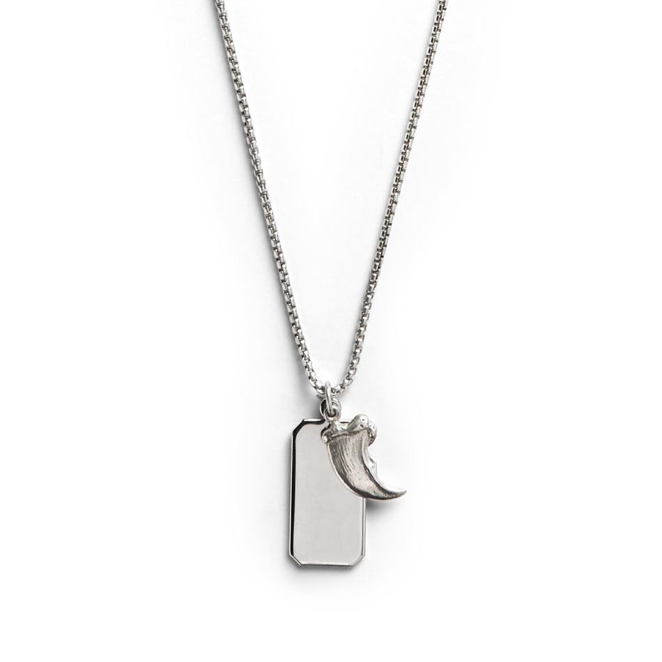 Silver Claw Pendant - Men's Silver Pendant Necklace - Jonas Studio