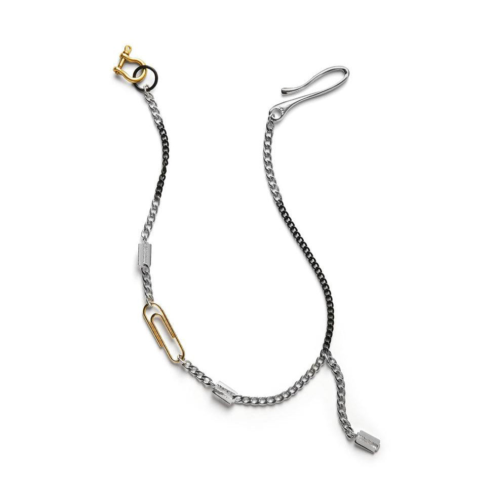 Jonas Studio Men's Silver and Black Metal Wallet Chain | Collaborator ...